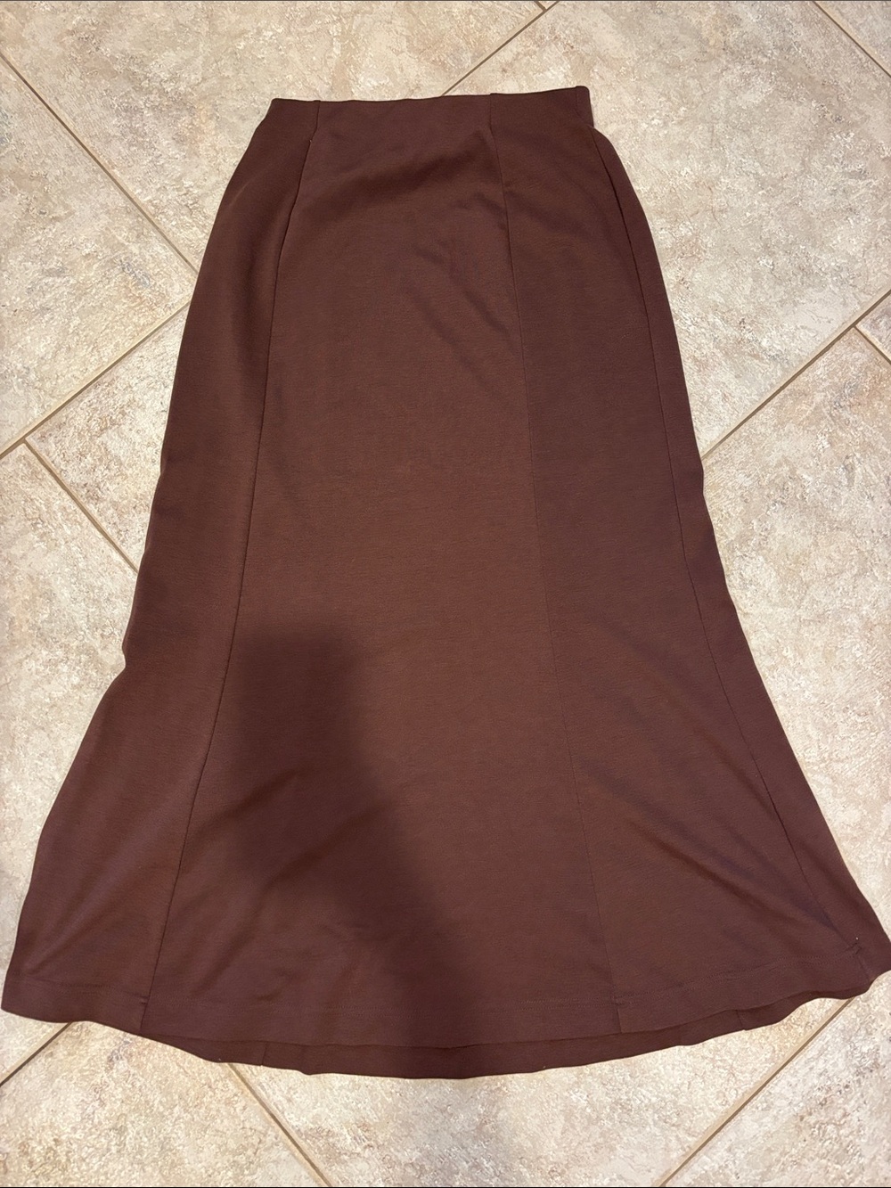 Modern Soul Brown A-Line Skirt